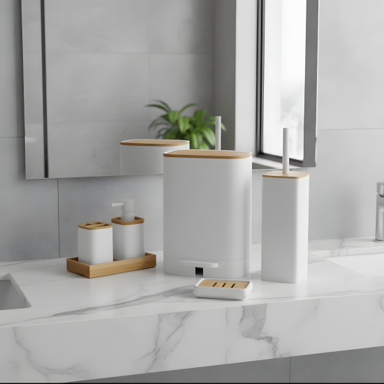 Bathroom Set - 6 Pcs